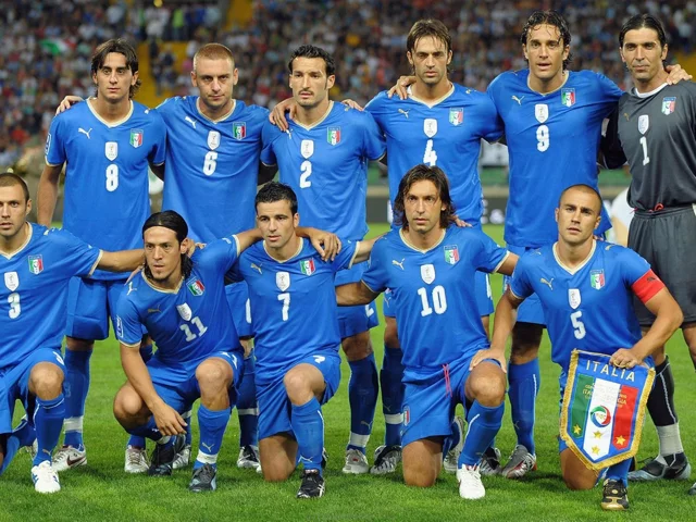 Why is the Italian national soccer team jersey blue?
