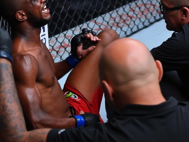 UFC Fight Night 259: Accidental groin kick ends Reese vs. Dumas in 51 seconds